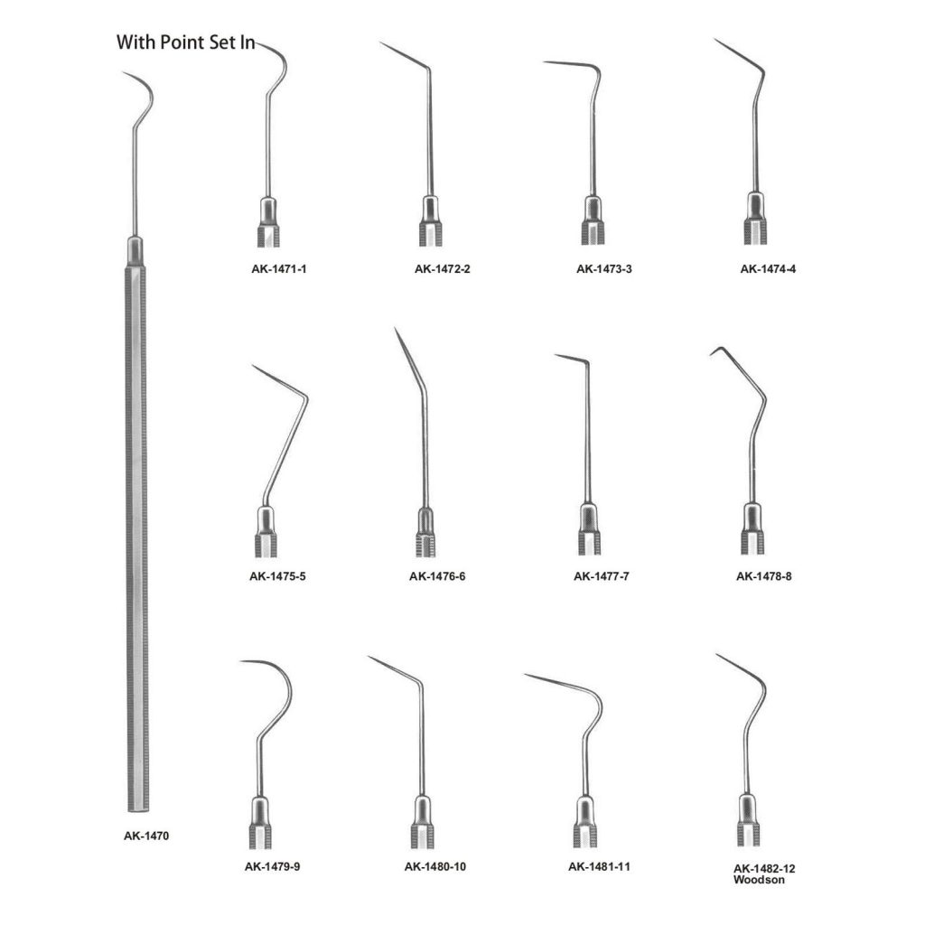 Woodson Dental Probes And Scalers Akhyar Surgical