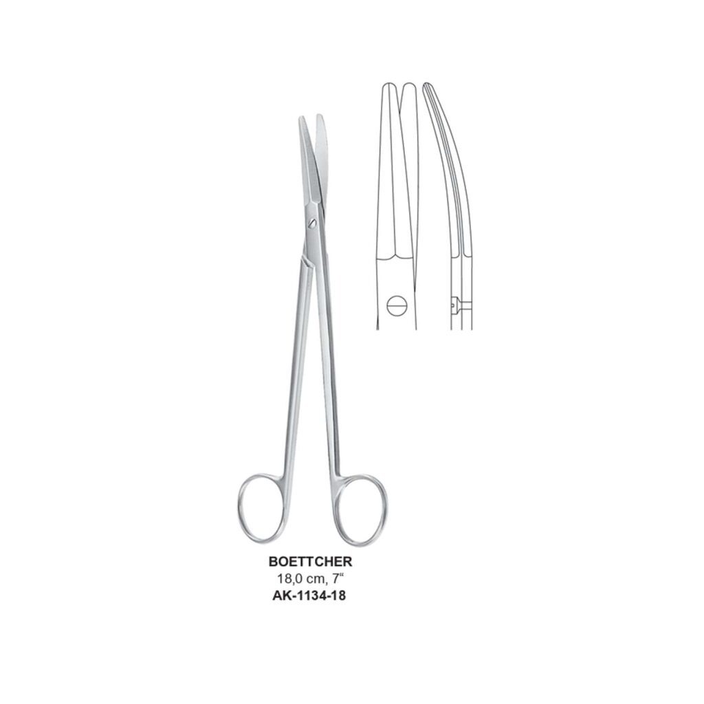 BOETTCHER Tonsil & Nasal Scissor - Akhyar Surgical