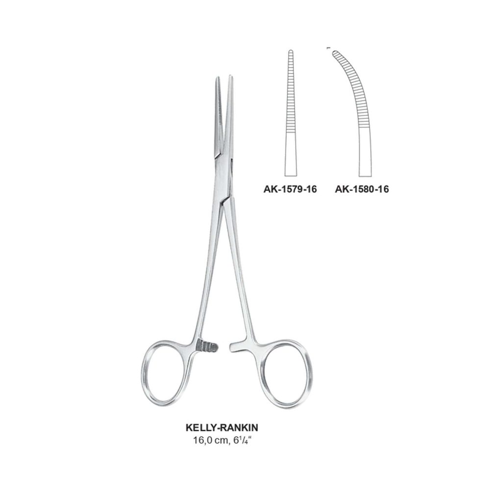 Kelly- Rankin Haemostatic Forcep - Akhyar Surgical