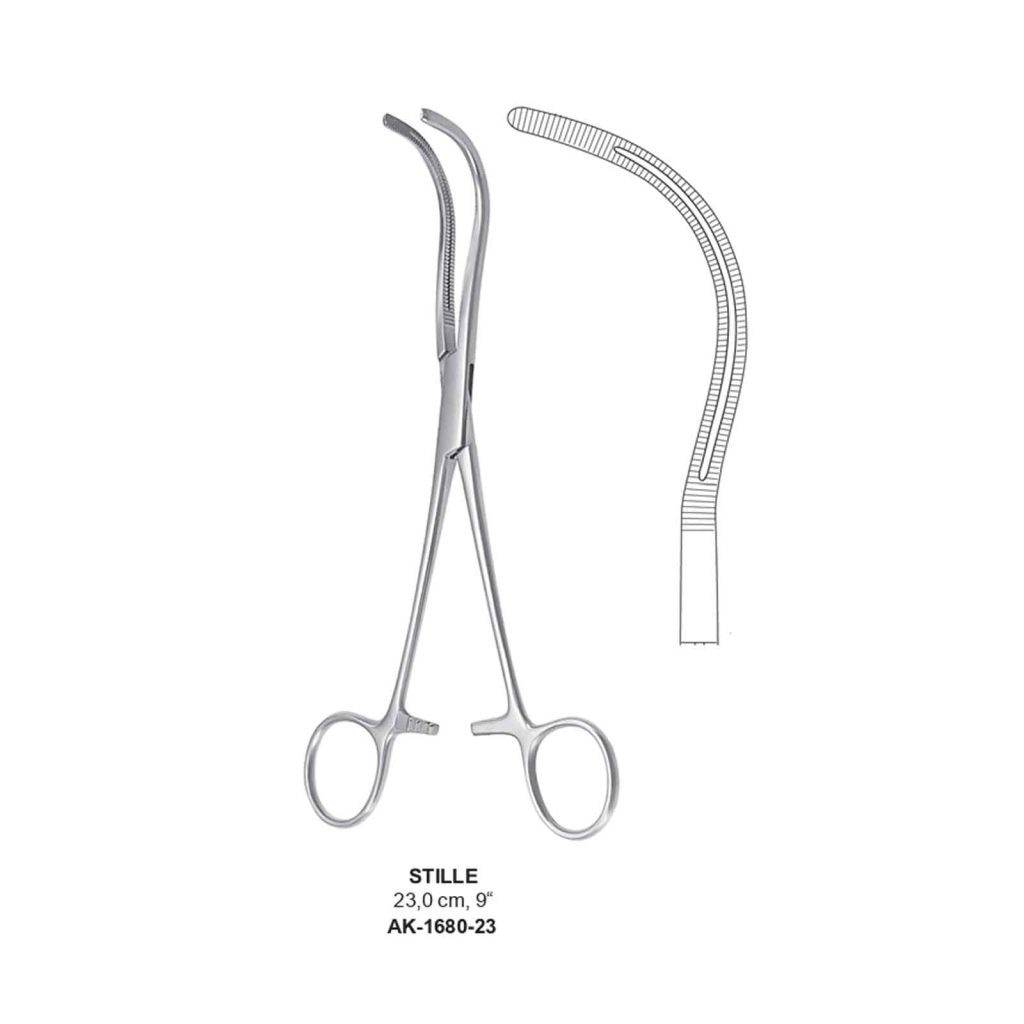 STILLE Kidney Pedicle Clamp - Akhyar Surgical